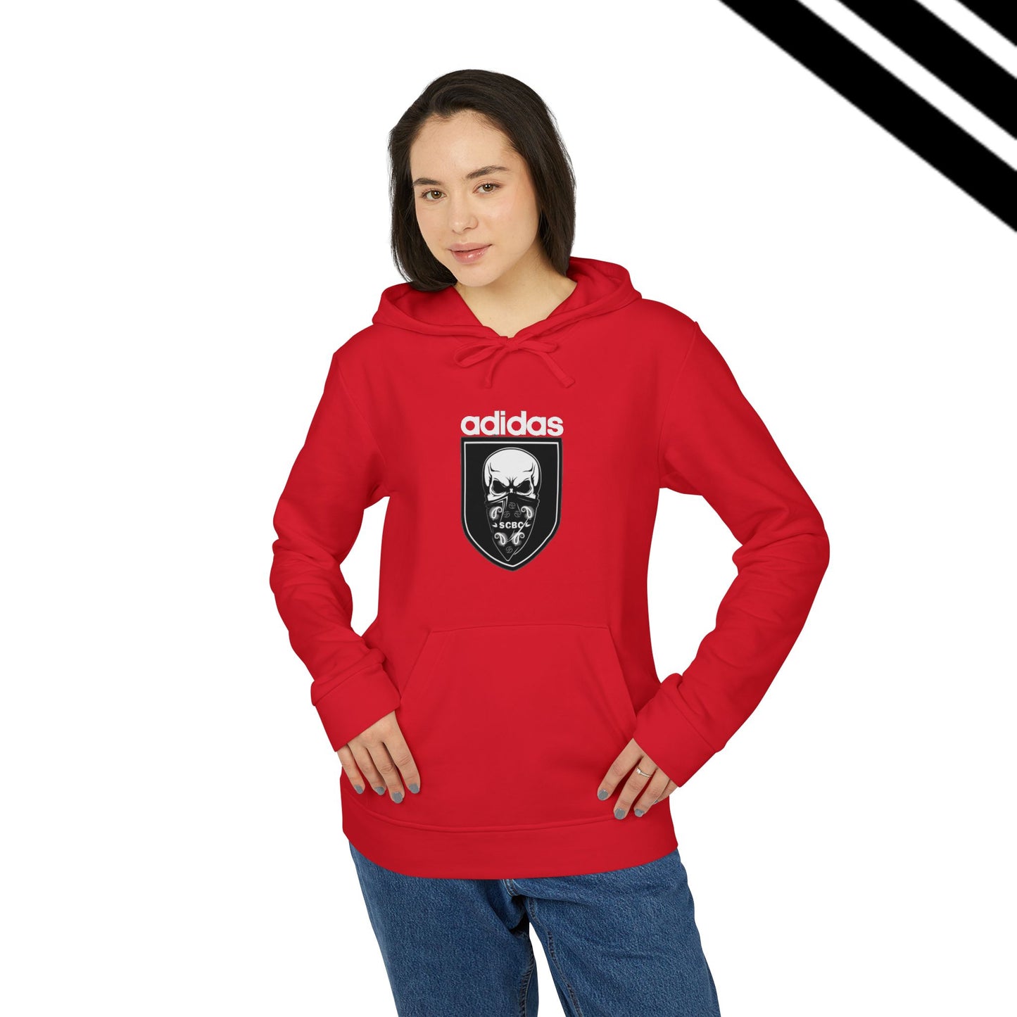 Adidas-SCBC Merge Collection. "Year 3949" Hooded Sweatshirt. Winter Release. Adidas Hoodie. Vintage Re-birth. Adidas.