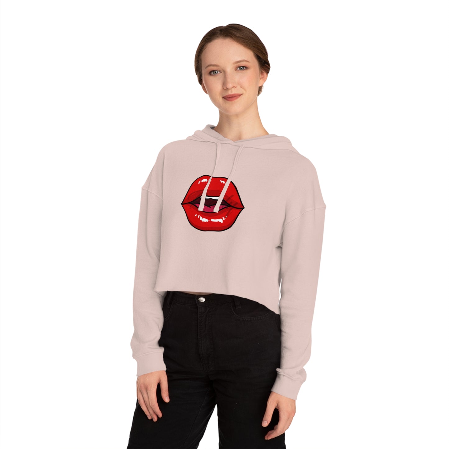 Ready Lip Service Women's Cropped Hooded Sweatshirt