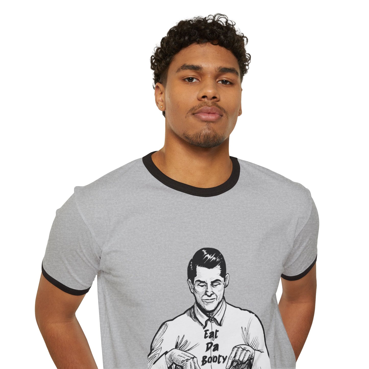 Eat The  Booty Ringer T-Shirt