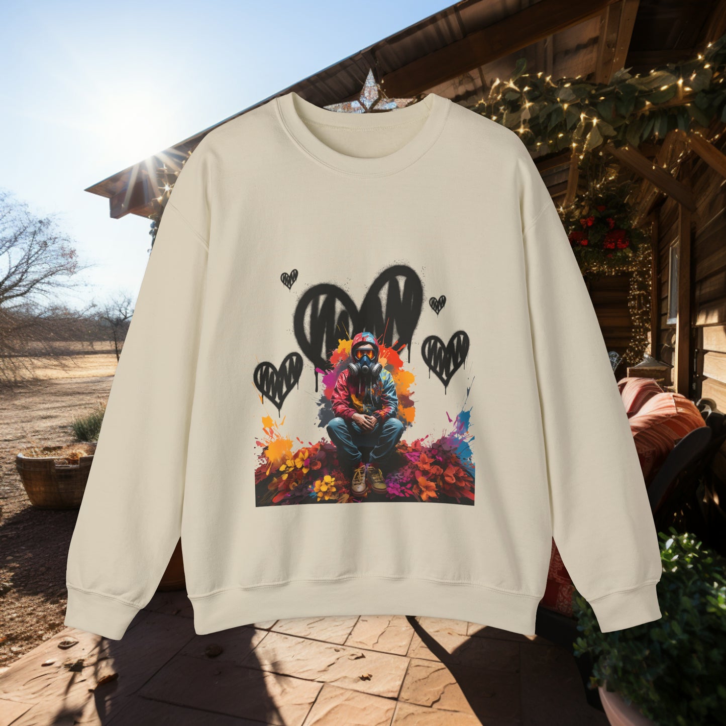 Unisex "Heart" Crewneck Sweatshirt: Valentine's Day. Valentines Day Gift. Unisex. Hearts. Love. Birthday Gift. Gift For Him. Gift for Her.