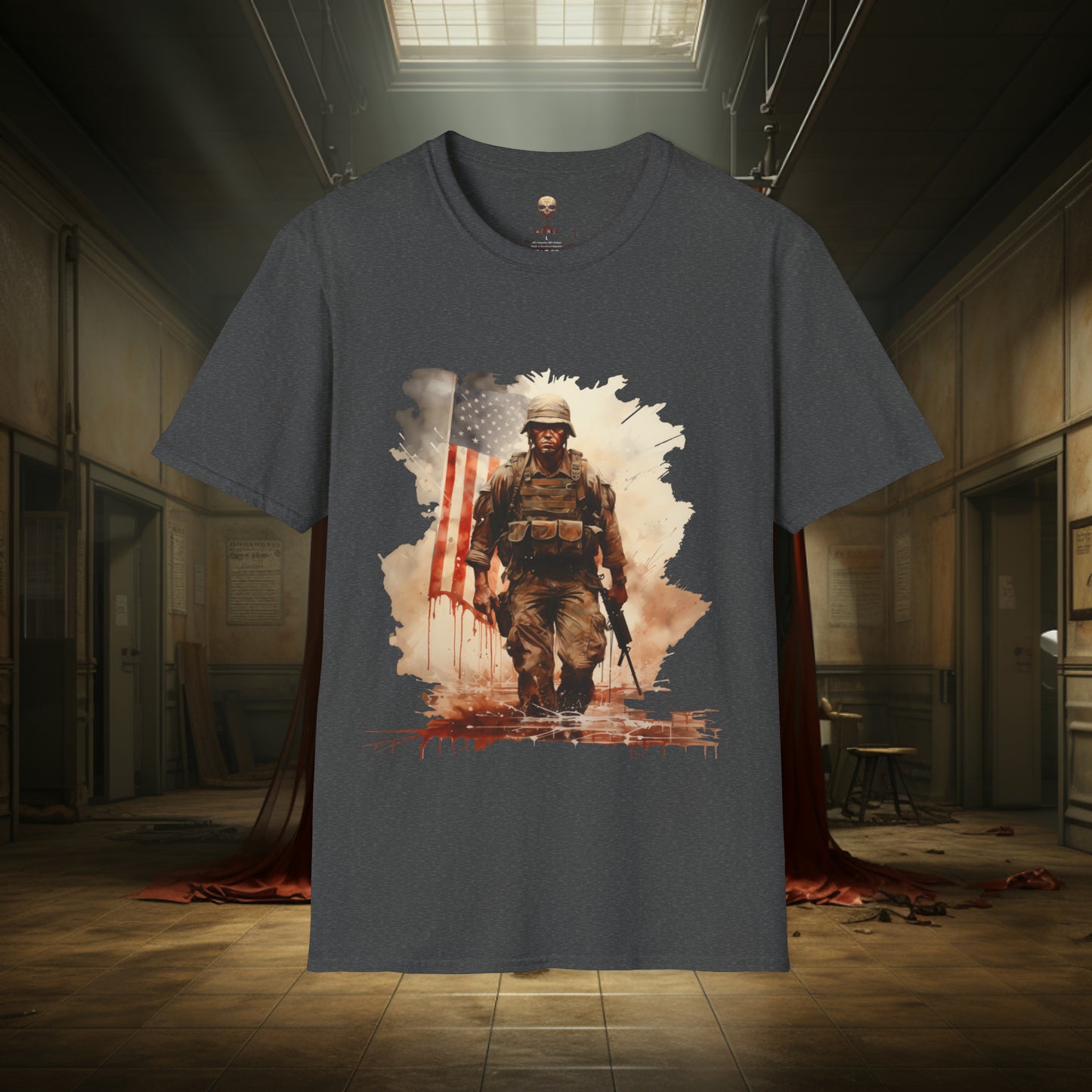 Unisex "Soldiers Return" Soft Style T-Shirt.  Hunting Shirt, Patriotic Shirt, Gift For Veteran, Unisex, Army Wife, Veteran, Birthday Gift.