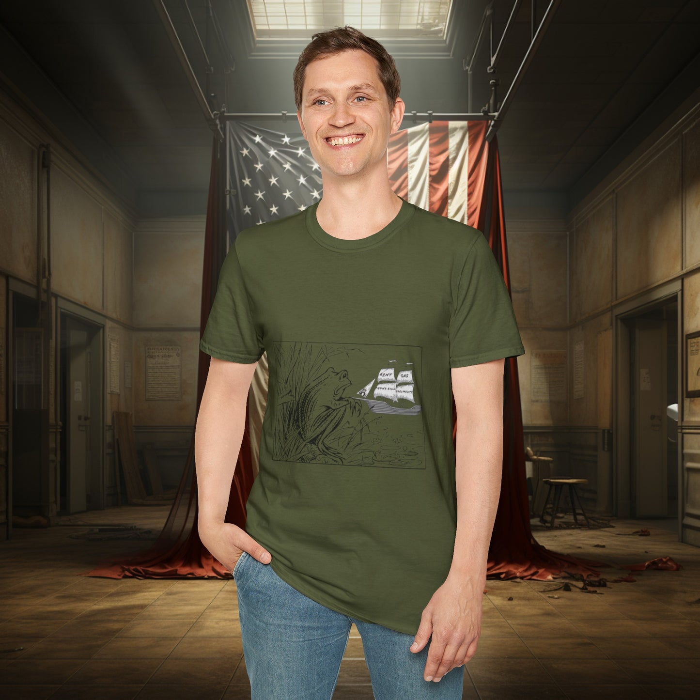 Unisex SCBC "Citizen" Cotton Ringer T-Shirt. Graphic T-Shirt, Streetwear, Branded T-Shirt, Original Design, Unisex, Adulting, Funny Shirt.