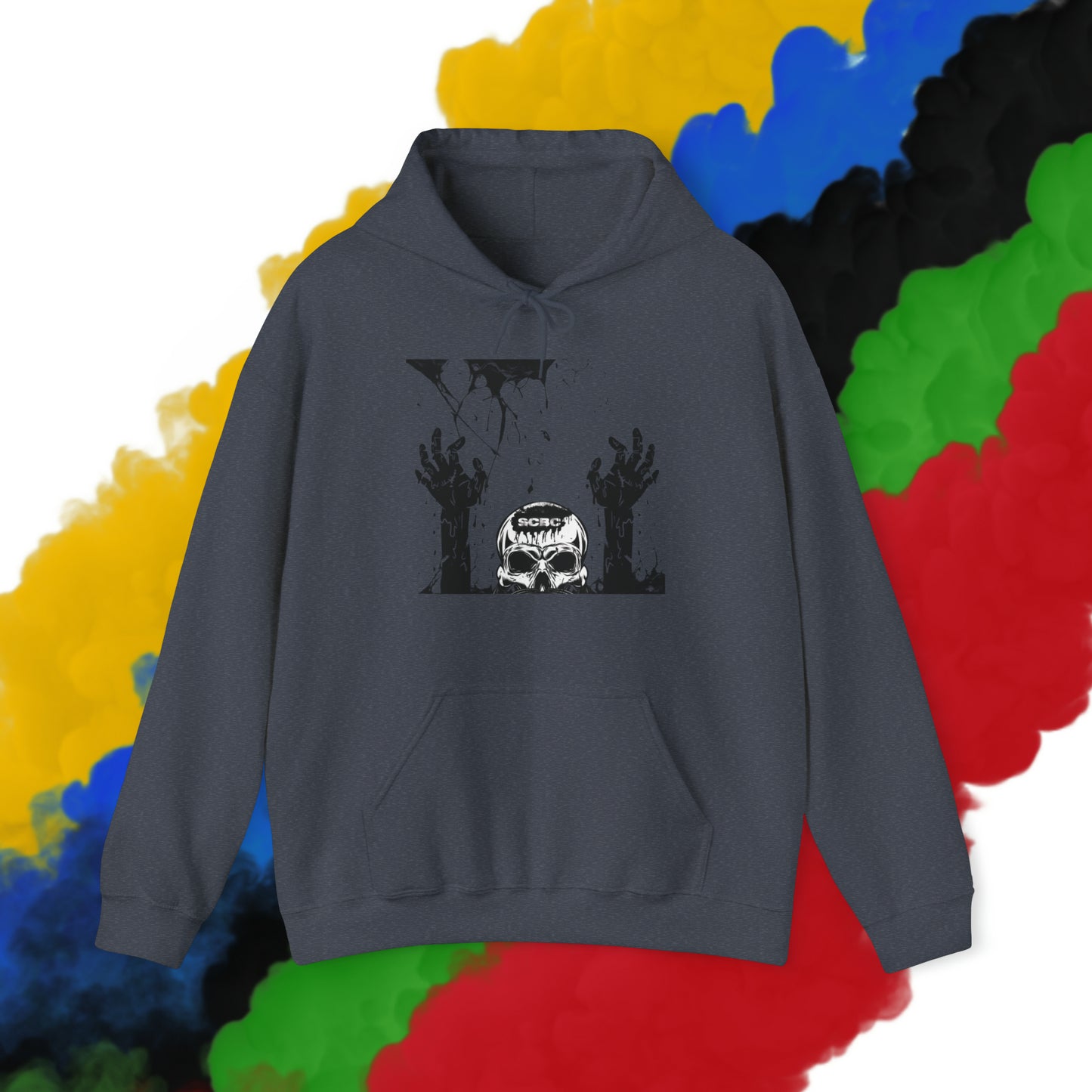 Unisex SCBC Brand Hooded Sweatshirt. Hoodie. Graphic Sweatshirt. Streetwear. Branded Sweatshirt. Original Design. Unisex Sweatshirt.