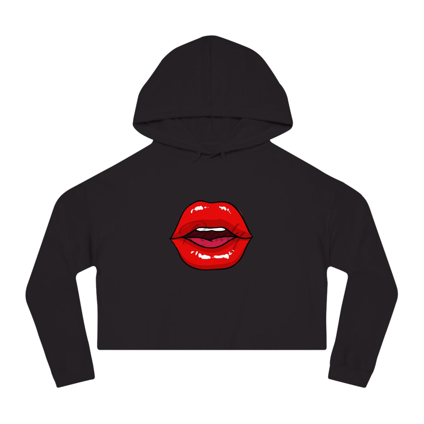Ready Lip Service Women's Cropped Hooded Sweatshirt