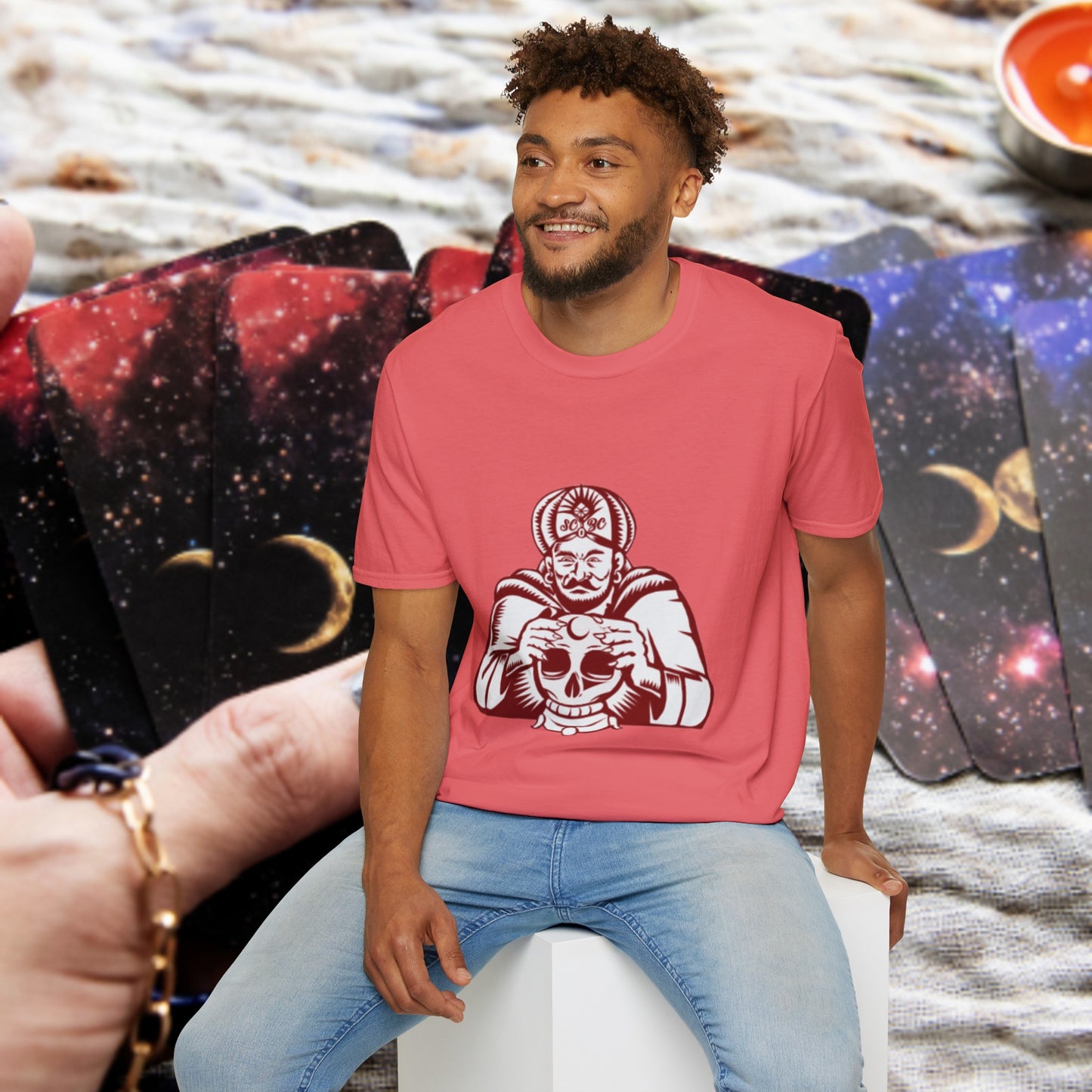 Unisex "Mirrorball Madness" Softstyle T-Shirt. Graphic T-Shirt, Streetwear, Branded T-Shirt, Original Design, Unisex T-Shirt, Birthday Gift