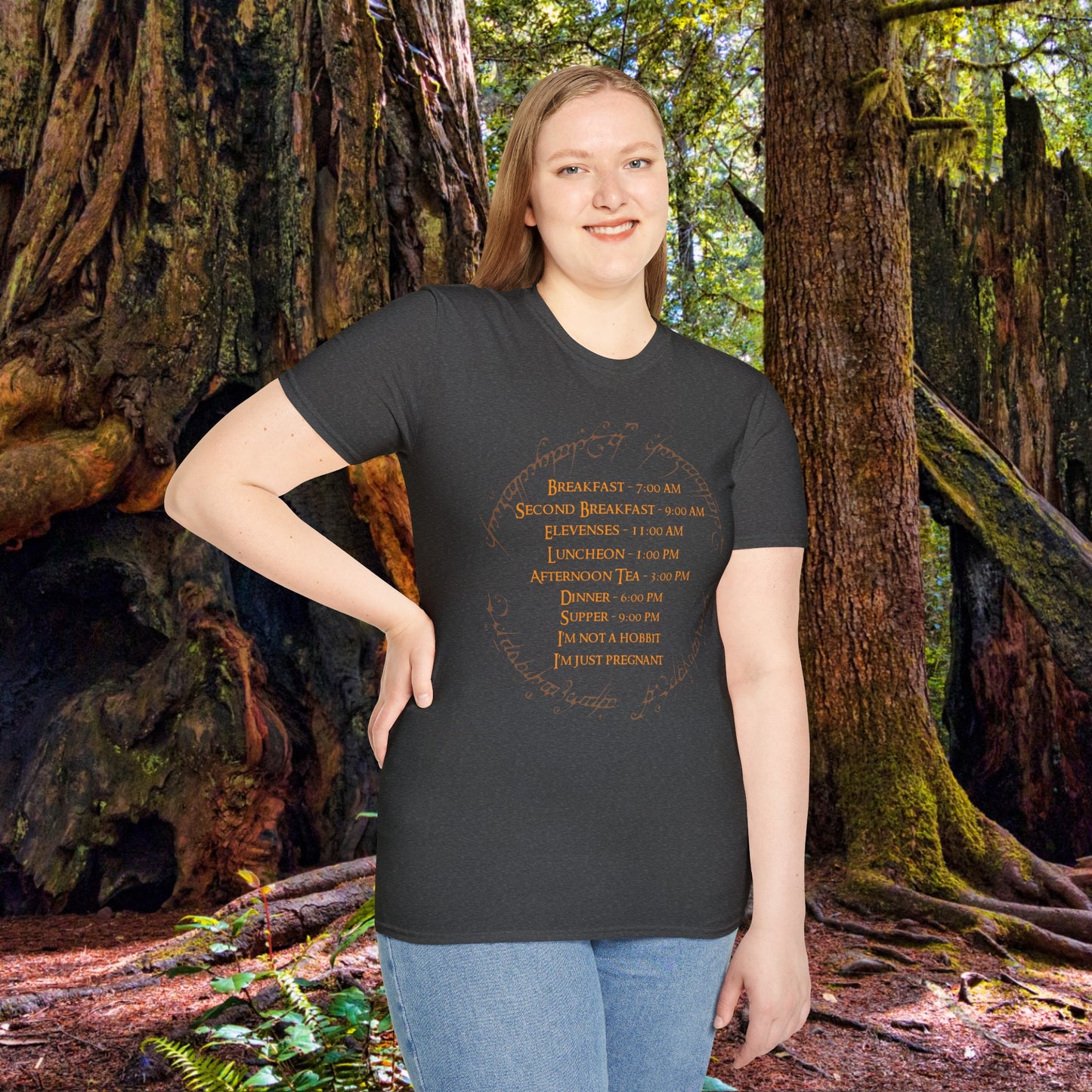 Unisex SCBC "Hungry Mama" Softstyle T-Shirt. Pregnancy Clothes. Maternity Shirt. Baby Shower Gift. Gift For Her. Graphic T-Shirt