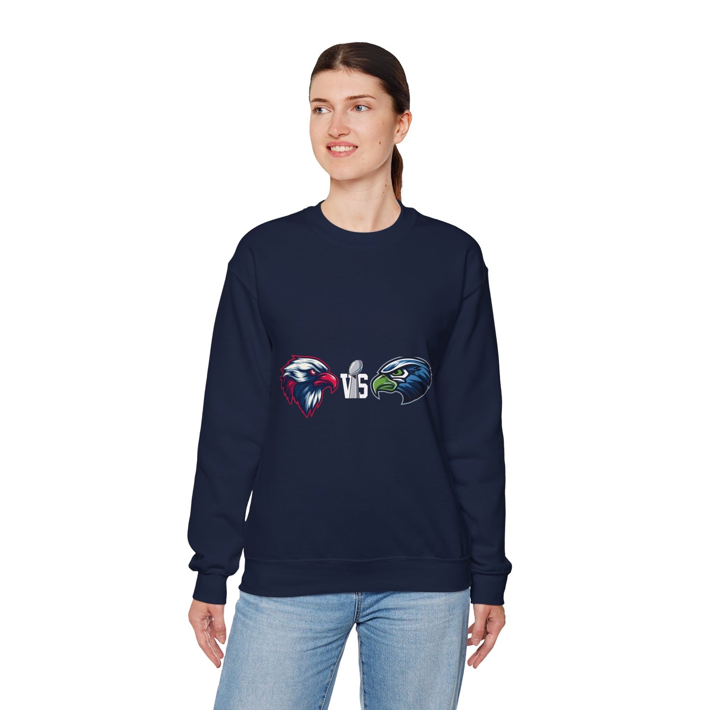 Patriots vs Seahawks Superbowl Game Day Sweatshirt