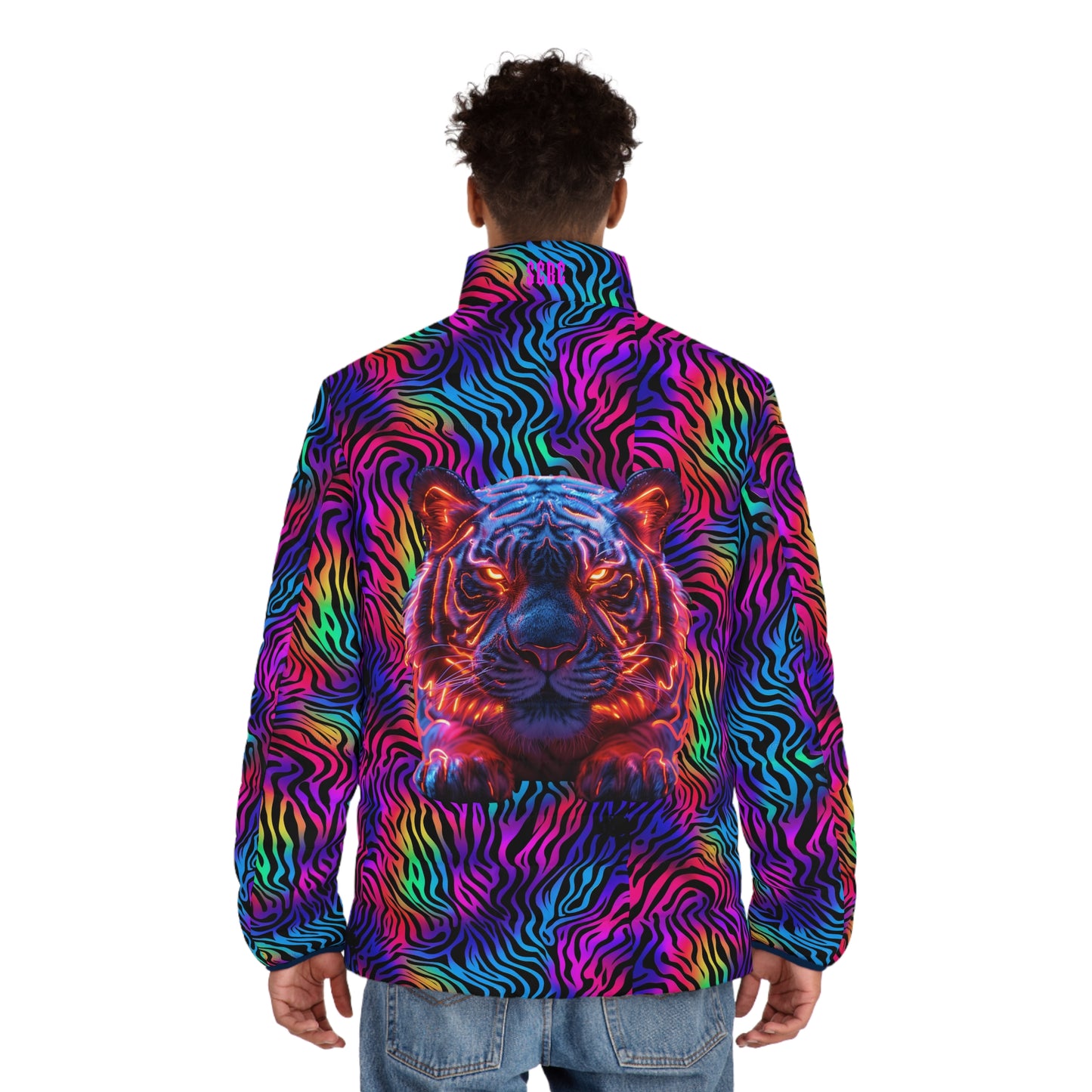 Neon Hunter Puffer Jacket