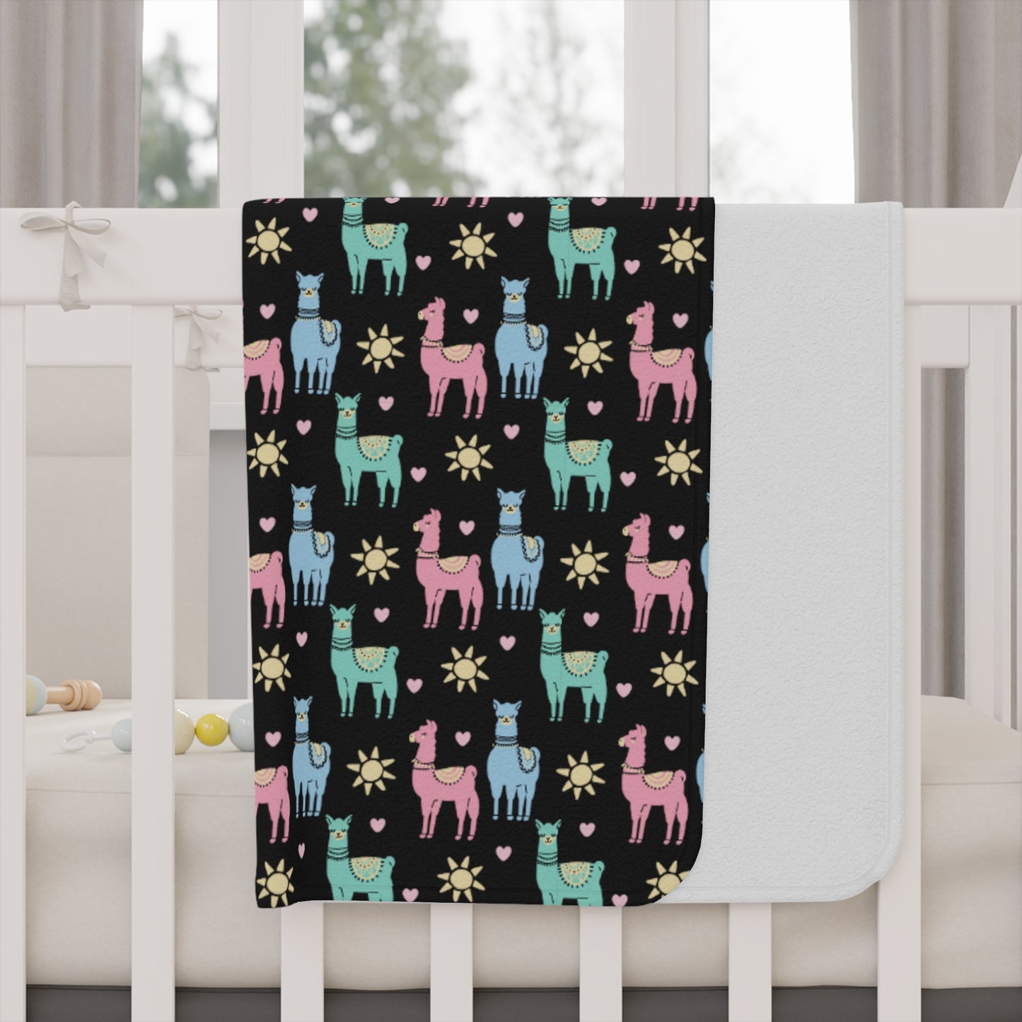 Toddler "Llama Lovin' Mama" Blanket. Swaddle Blanket. Toddler Blanket, Warm Blanket, Soft Blanket, Animal Print, Baby, Crib Accessories