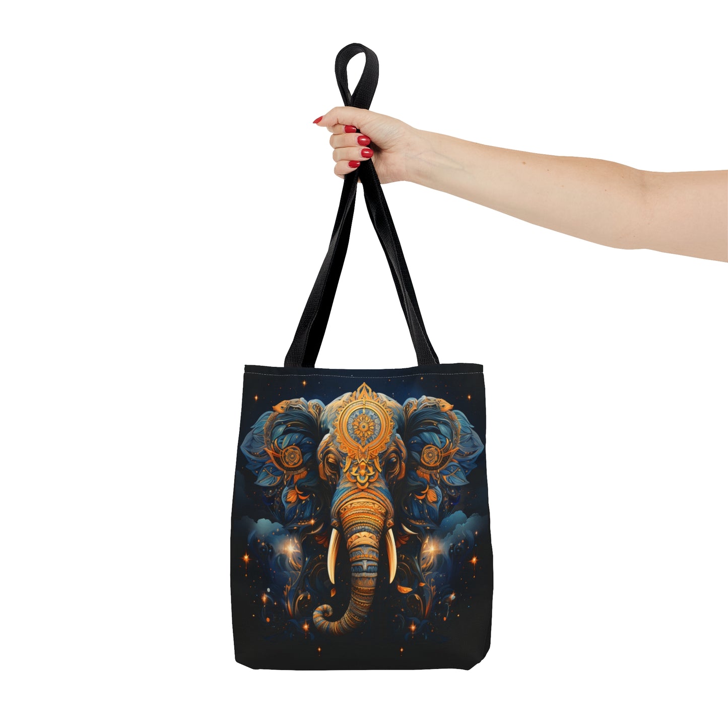 Elephant Tote Bag. This Shoulder Bag Provides Comfort & Has a Beautiful Elephant Design. Perfect Gift For Her, Birthday Gift or Grocery Bag