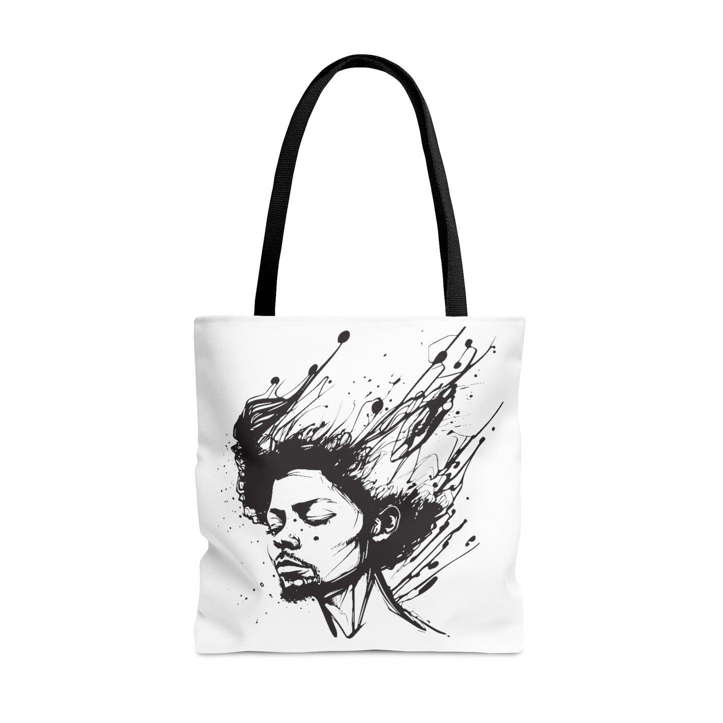 Free Your Mind Tote Bag (AOP). Tote Bag. Green Bag. Everyday Use Bag. Gift For Her. Gift For Him. Anniversary Gift. Positive Affirmation