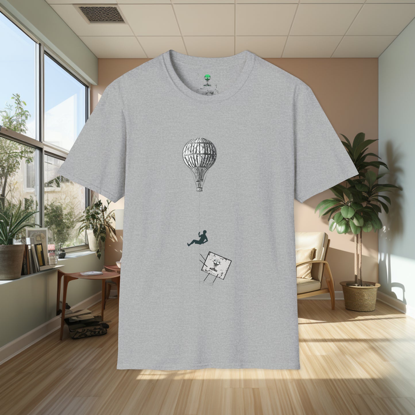 Unisex Soft-Style SCBC Brand Heavy Cotton Tee. Graphic T-Shirt. Streetwear. Branded T-Shirt. Original Design. Unisex T-Shirt. Birthday Gift.