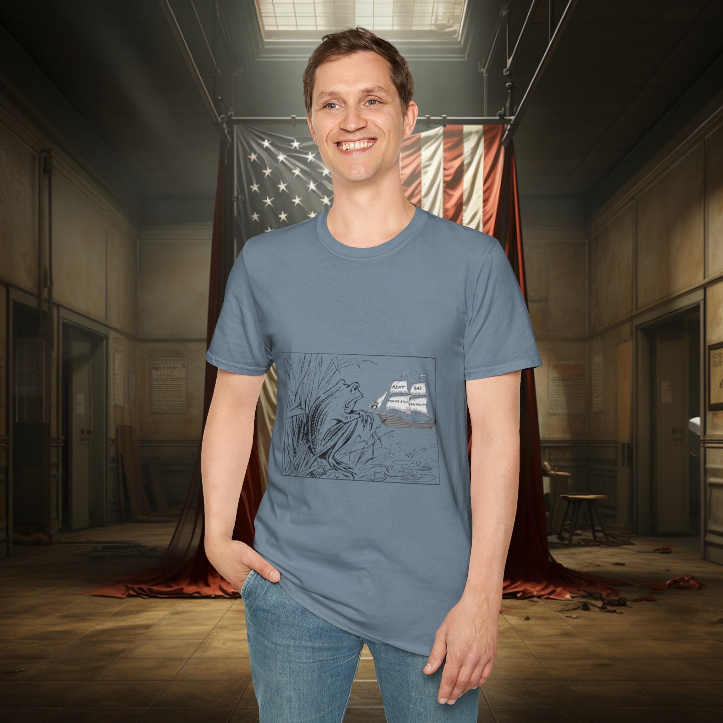 Unisex SCBC "Citizen" Cotton Ringer T-Shirt. Graphic T-Shirt, Streetwear, Branded T-Shirt, Original Design, Unisex, Adulting, Funny Shirt.