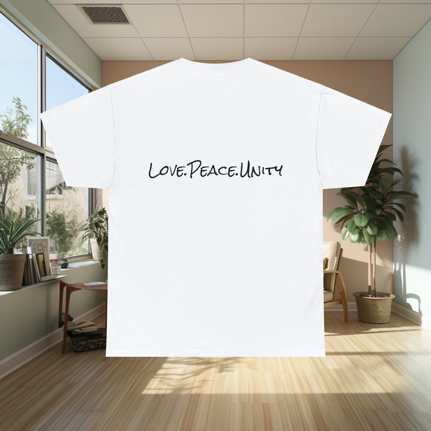 Unisex Peace In The Middle East Heavy Cotton Tee. T-Shirt. Streetwear. Peace Shirt. Palestine. Israel. Unisex. Gift For Him. Gift For Her.