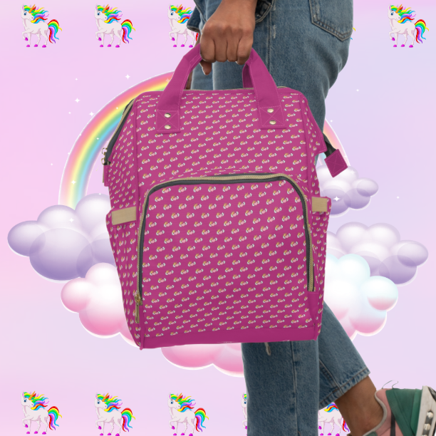 Multifunctional SCBC "Princess" Diaper Bag. Baby Bag, New Mom, Infant Apparel, Baby Accessories, Baby Boy, Baby Girl, Backpack, Diaper Bag