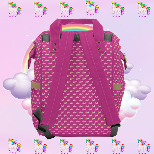 Multifunctional SCBC "Princess" Diaper Bag. Baby Bag, New Mom, Infant Apparel, Baby Accessories, Baby Boy, Baby Girl, Backpack, Diaper Bag