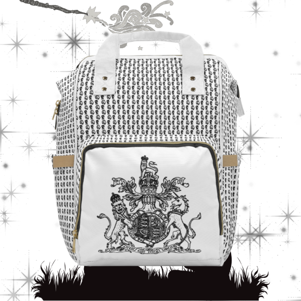 Multifunctional SCBC "Royalty" Diaper Bag. Baby Bag, New Mom, Infant Apparel, Baby Accessories, Baby Boy, Baby Girl, Backpack, Diaper Bag