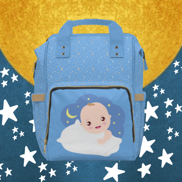 Multifunctional SCBC "Gum Drop" Diaper Bag. Baby Bag, New Mom, Infant Apparel, Baby Accessories, Baby Boy, Baby Girl, Backpack, Diaper Bag