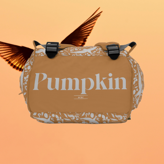 Multifunctional SCBC "Pumpkin" Diaper Bag. Baby Bag, New Mom, Infant Apparel, Baby Accessories, Baby Boy, Baby Girl, Backpack, Diaper Bag