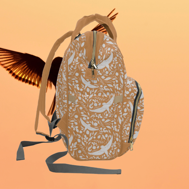 Multifunctional SCBC "Pumpkin" Diaper Bag. Baby Bag, New Mom, Infant Apparel, Baby Accessories, Baby Boy, Baby Girl, Backpack, Diaper Bag