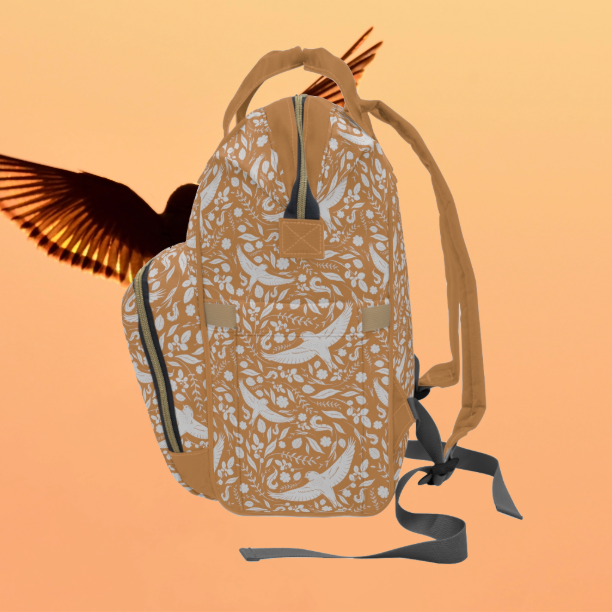 Multifunctional SCBC "Pumpkin" Diaper Bag. Baby Bag, New Mom, Infant Apparel, Baby Accessories, Baby Boy, Baby Girl, Backpack, Diaper Bag