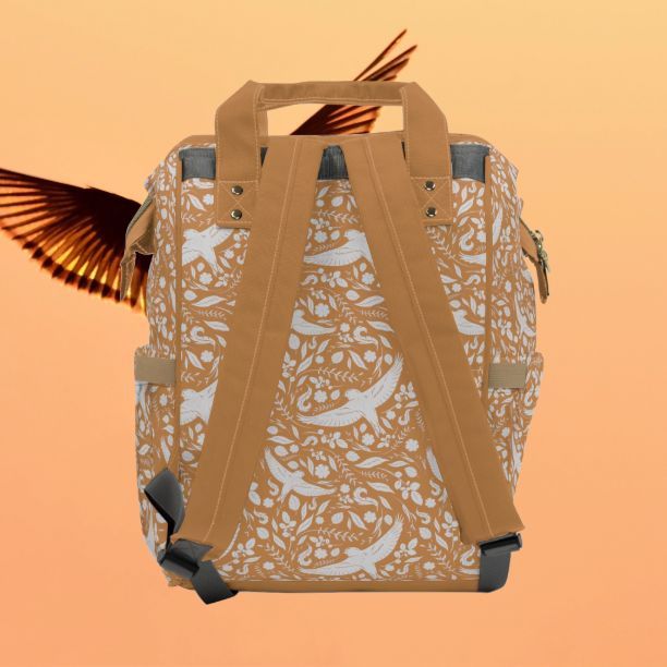 Multifunctional SCBC "Pumpkin" Diaper Bag. Baby Bag, New Mom, Infant Apparel, Baby Accessories, Baby Boy, Baby Girl, Backpack, Diaper Bag