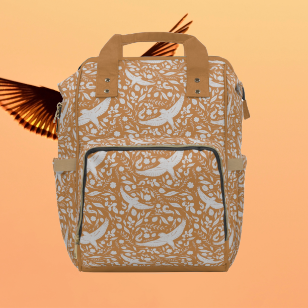 Multifunctional SCBC "Pumpkin" Diaper Bag. Baby Bag, New Mom, Infant Apparel, Baby Accessories, Baby Boy, Baby Girl, Backpack, Diaper Bag