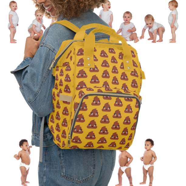 Multifunctional SCBC "Lil Stinker" Diaper Bag.Baby Bag, New Mom, Infant Apparel, Baby Accessories, Baby Boy, Baby Girl, Backpack, Diaper Bag