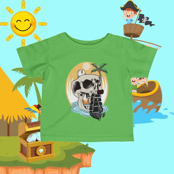 SCBC "Pirate Island" Infant Fine Jersey Tee. Baby Clothes, Infant, Baby Shirt, Baby Accessories, Pirate Shirt, Toddler Clothes, Kids Clothes