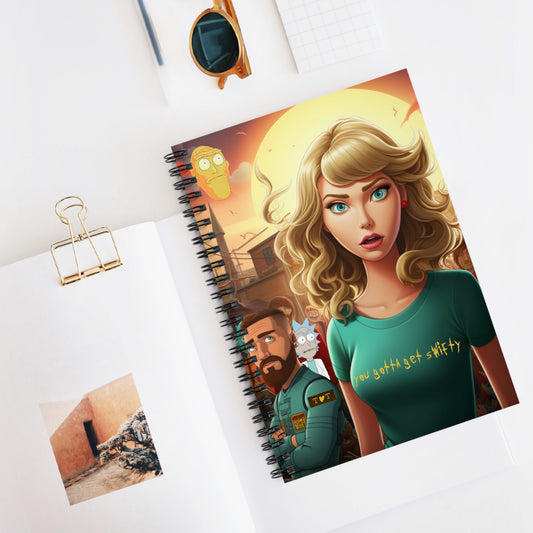You Gotta Get "Swifty!" Matte Vertical Notebook. Taylor Swift Notebook. Rick & Morty. Taylor Swift Fan Art. Swifties. Eras Tour Notebook