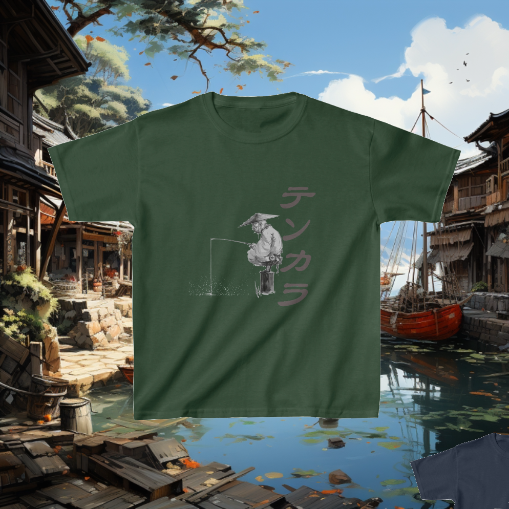 The Fisherman Kids Heavy Cotton™ Tee. Kids Clothes. Graphic T-shirt. Gift for Kids. Birthday Gift. Boys. Girls. Unisex