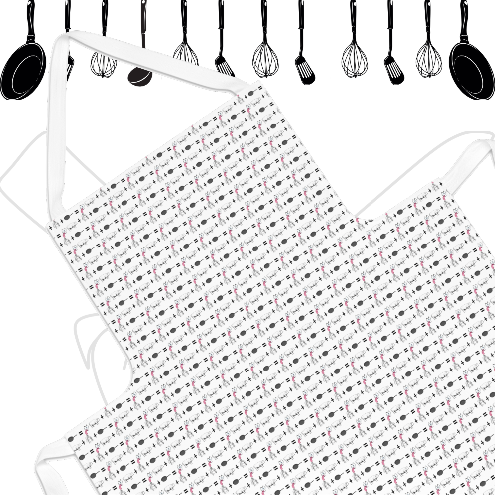 Adult "Pork Math"  Apron (AOP): Apron. Butcher Apron. Funny Apron. Butcher. Gift For Chef. Kitchen Apron. Gift For Mom. Gift For Homecooks