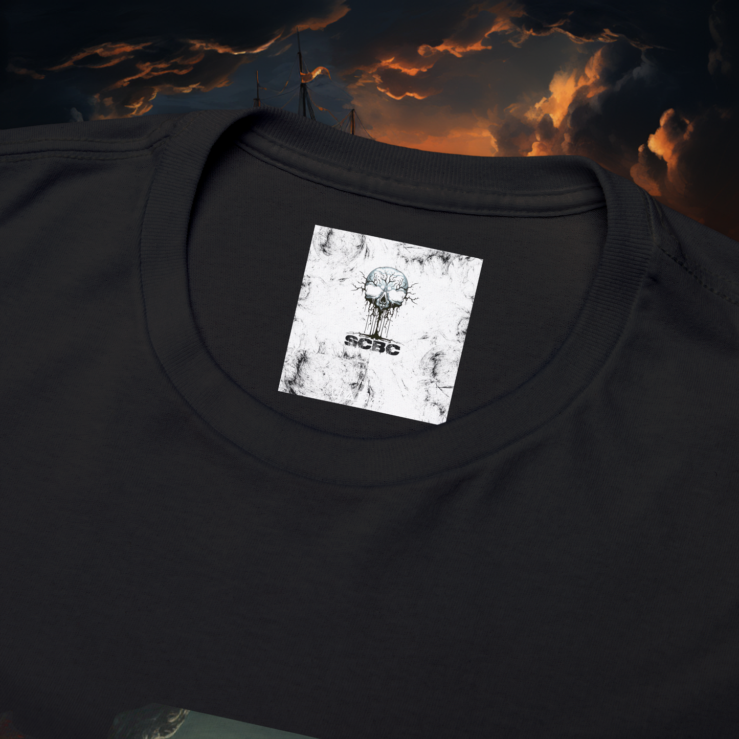 Unisex "Kraken King" Heavy Cotton Tee. Graphic T-Shirt. Unisex. Sci-fi.  Sailor. Gift For him. Gift For Her. Stocking Stuffer. Birthday Gift