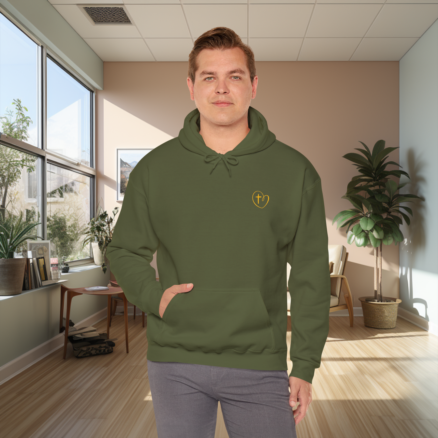 Unisex Heavy Blend "God Is Good" Hooded Sweatshirt. God. Jesus. Religious Hoodie. Catholic. Christian. Baptist. Birthday Gift. Unisex