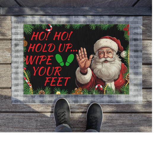 Luxury Outdoor Holiday Floor Mat. Decorative Holiday Design. Christmas Decoration. Holiday Decoration Funny Doormat. Great For the Family